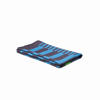 Owala Polyester Beach Towels Black/Blue Canada | JGKUT-8792